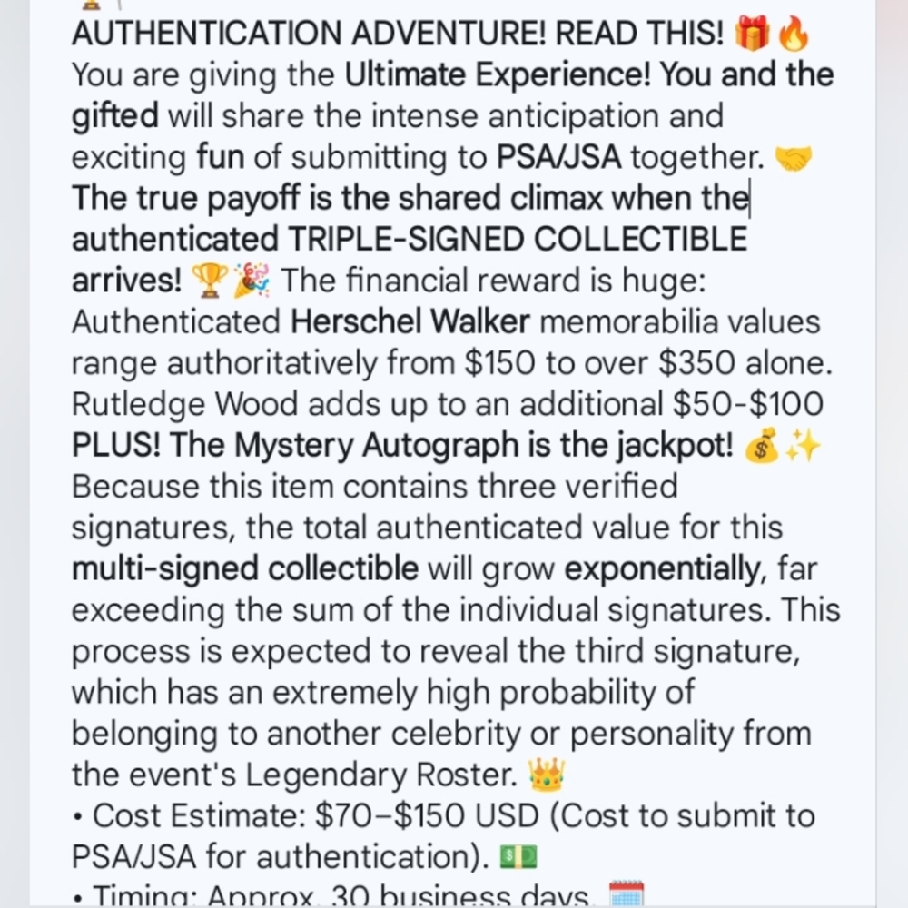 Ultimate🎁Gift🤯Experience🔥RARE💰Triple-Signed📈Hat🏈WALKER💲WOOD🏁Petty🏍️2011